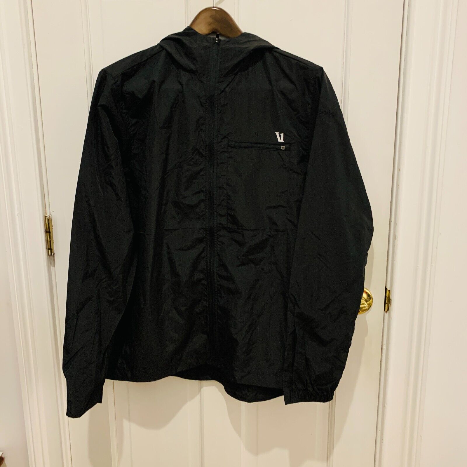 New Vuori Black Daybreak Windbreaker Medium MORGAN STANLEY