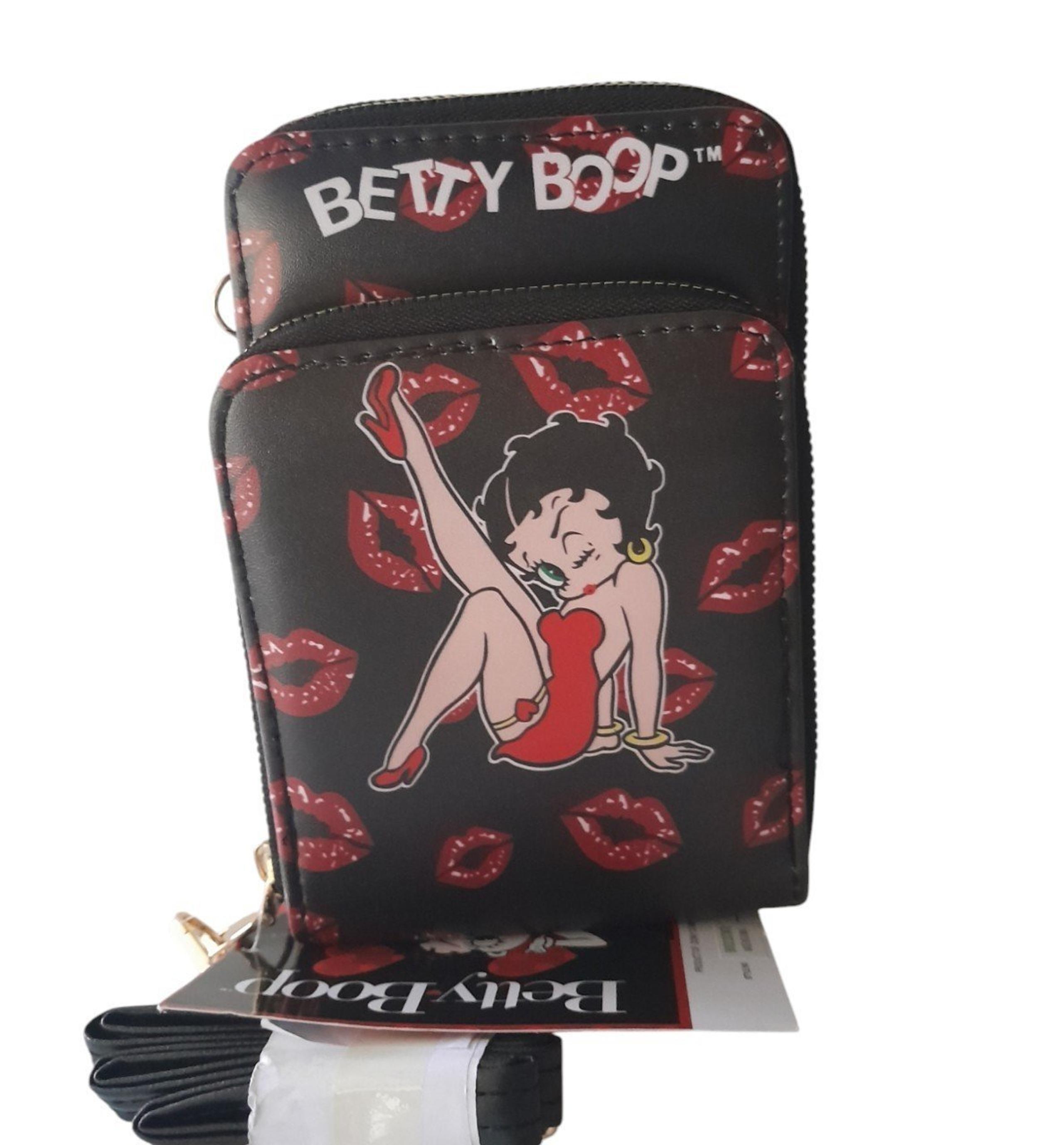 Betty Boop Cellphone Wallet Crossbody Handbag