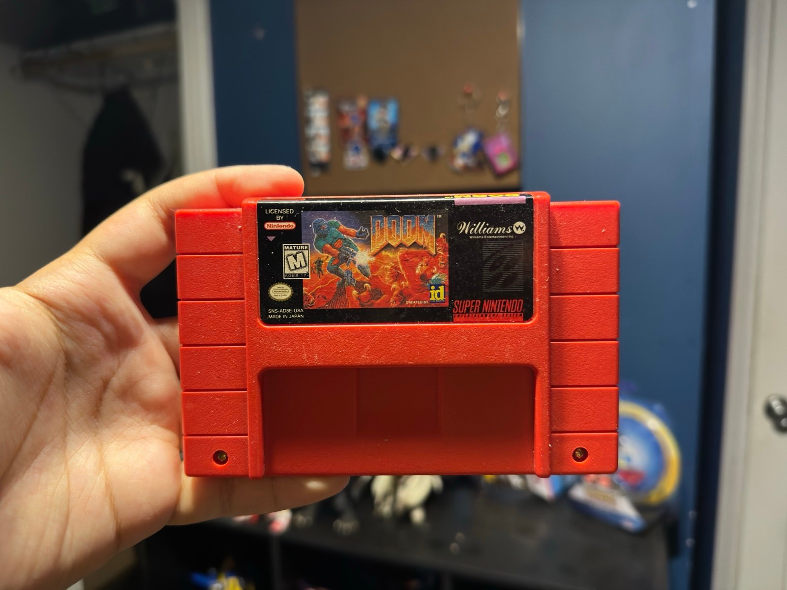 DOOM Super Nintendo Authentic Tested