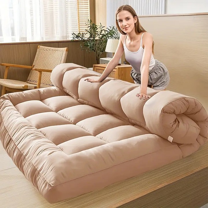 Thick Cooling Mattress Topper – 1000GSM Queen Size