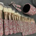 Beautiful PINK rhinestone makeup brush set