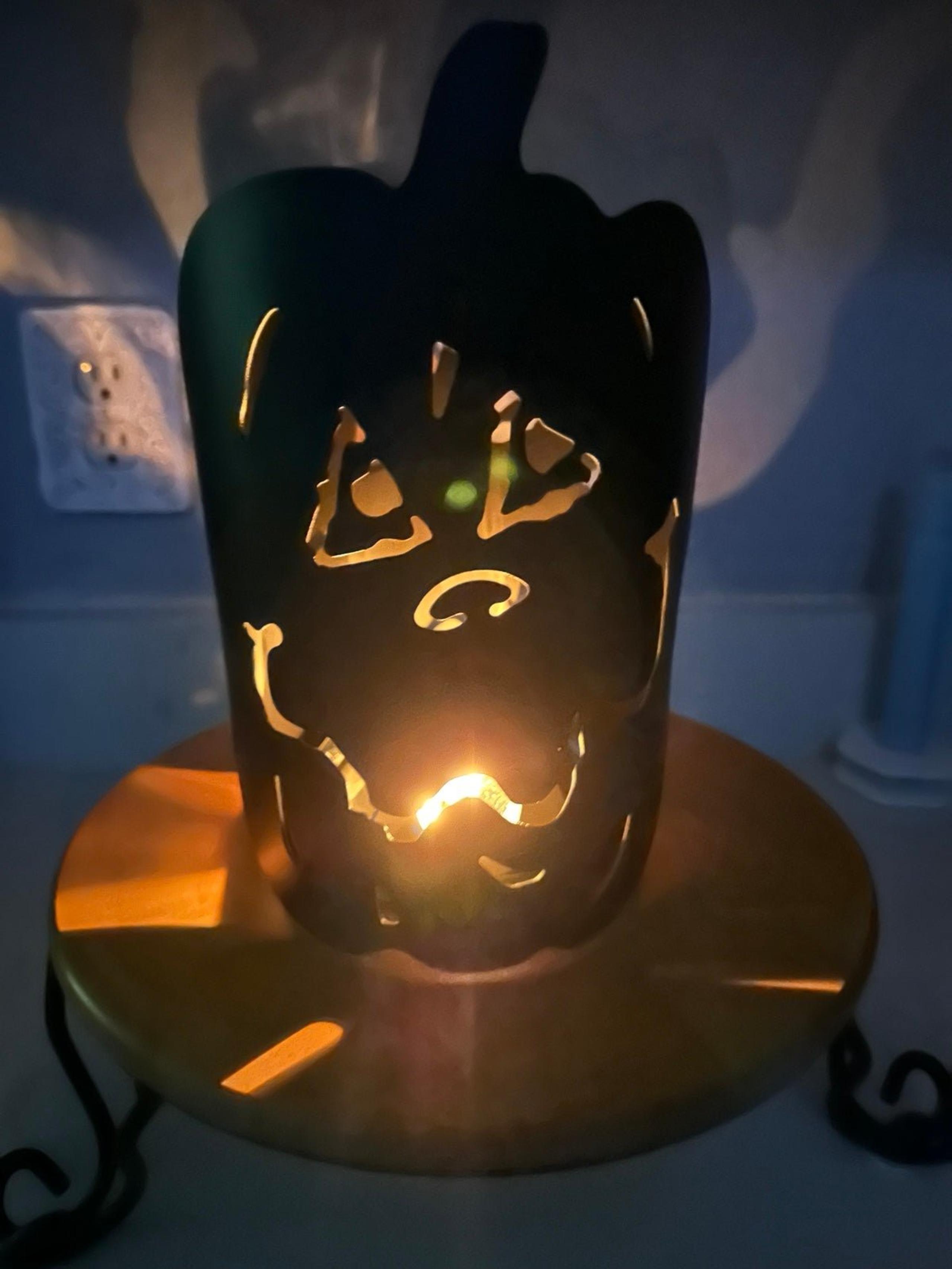 Jack O Lantern Candle Holder ~ Rare Find ~ Vintage Longaberger