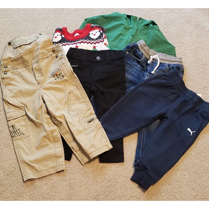 6 Piece Toddler Clothes Boys Size 24m-2T