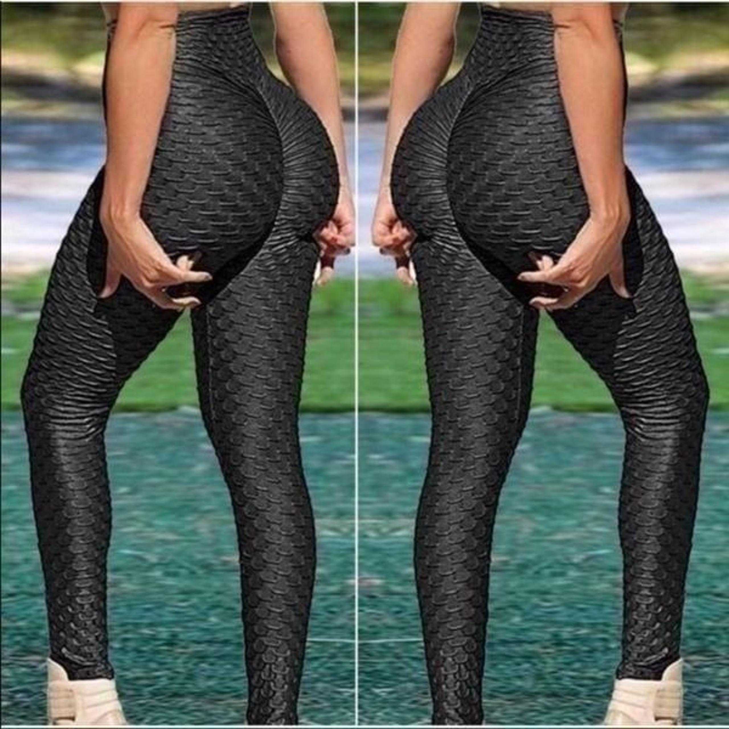 Black Brazilian Scrunch Leggings