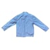 FRETTE Blue White Stripe Button Up Pajama Top Shirt Women's Size Large