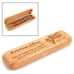Personalized Graduation Wood Double Pen Set - Engraved wood pen presentation