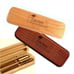 Personalized Graduation Wood Double Pen Set - Engraved wood pen presentation