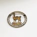 Vintage Silver Peru Alpaca Brooch