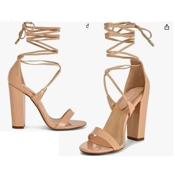 Charles Albert Women’s Criss-Cross Strappy Gladiator Dressy Lace Up High Heels