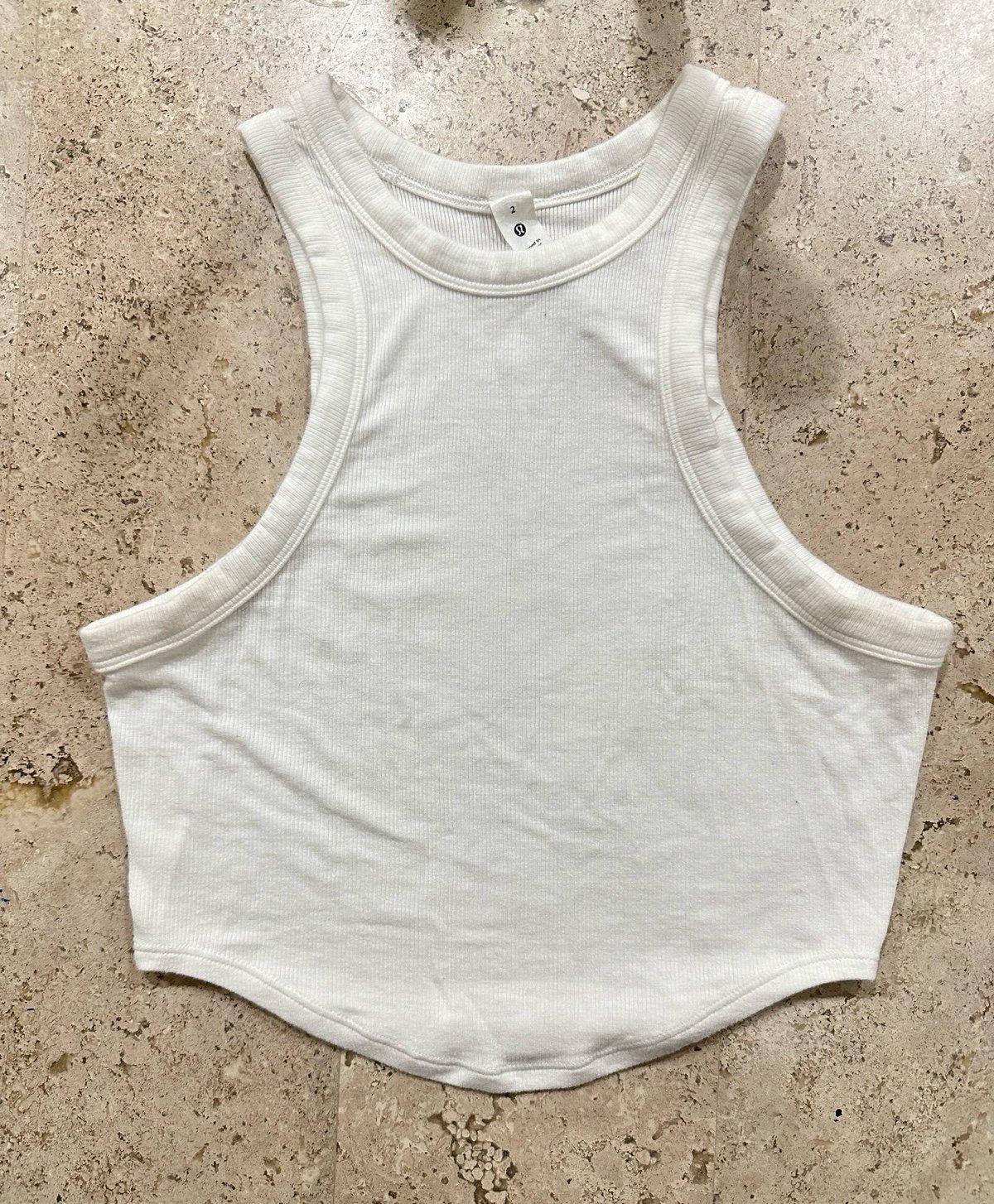 Lululemon Casual Hold Tight Cropped Tank Top