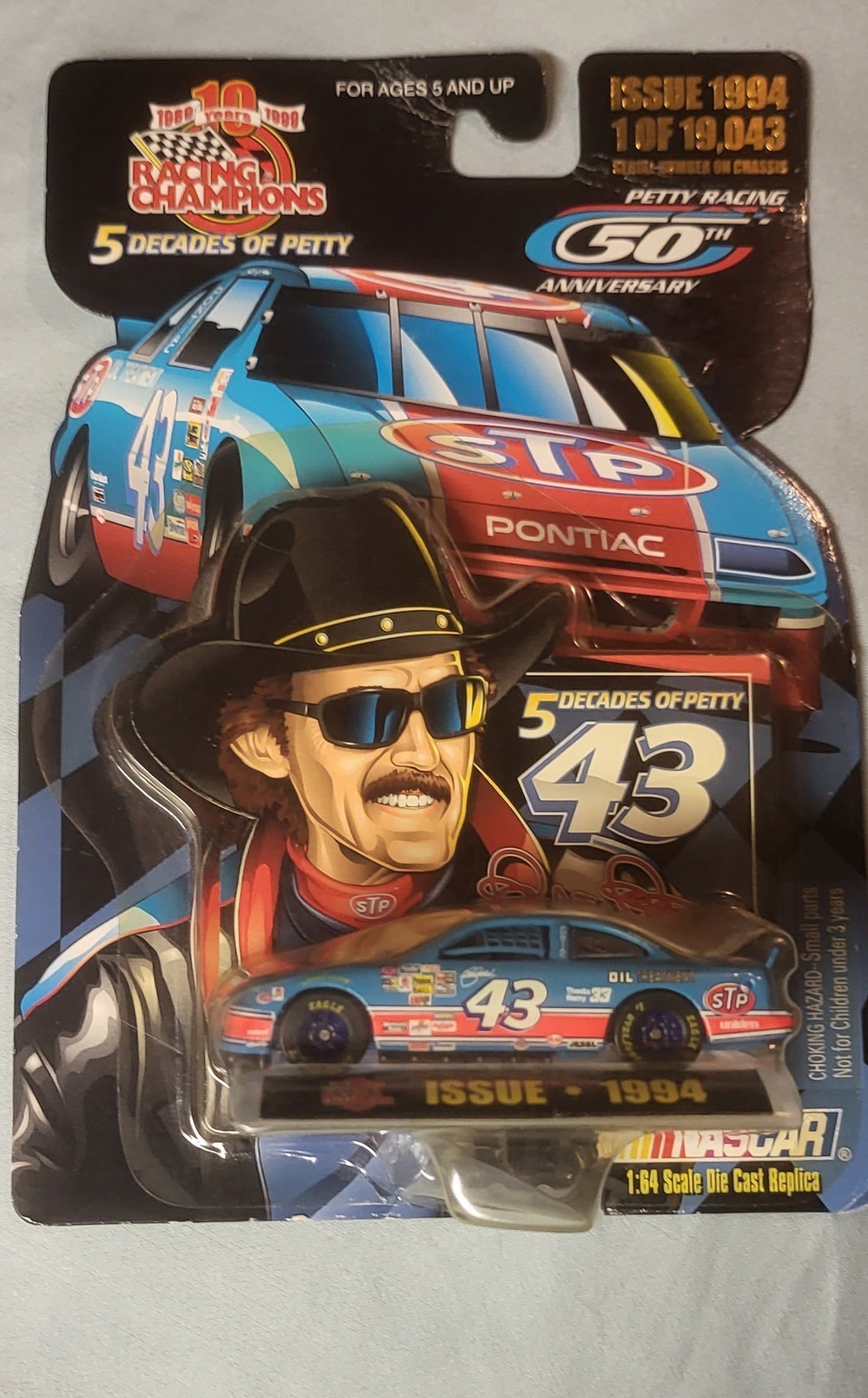 1994 Racing Champions 50th Anniversary #43 Richard Petty 1994 Racing Champions 50th Anniversary #43 Richard Petty