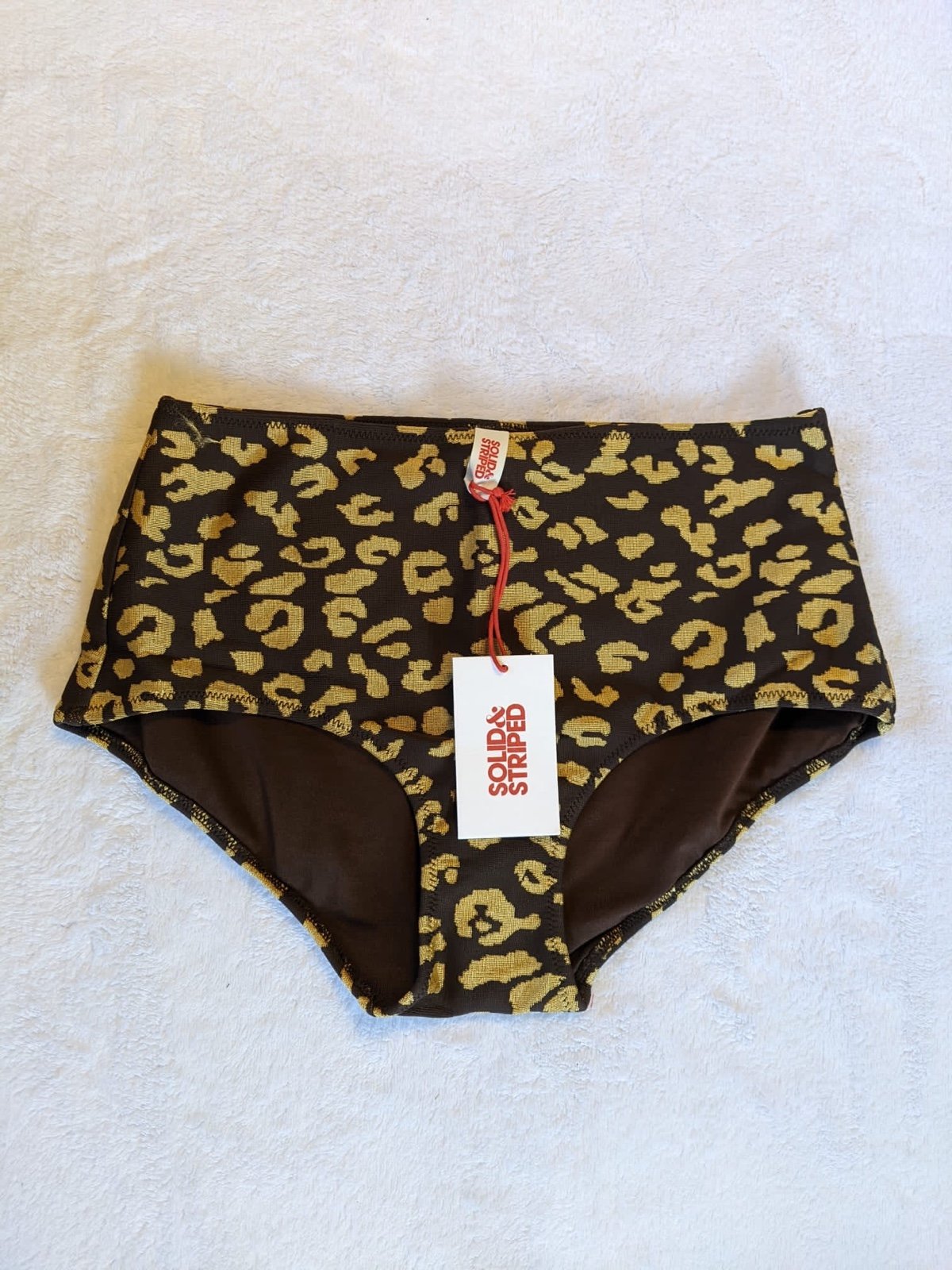 Solid and Striped Bikini Bottom