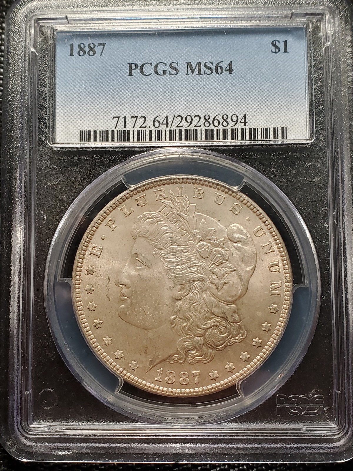 1887 Morgan Silver Dollar PCGS MS64 ** Priced to sell +Mercari 10% off coupon**