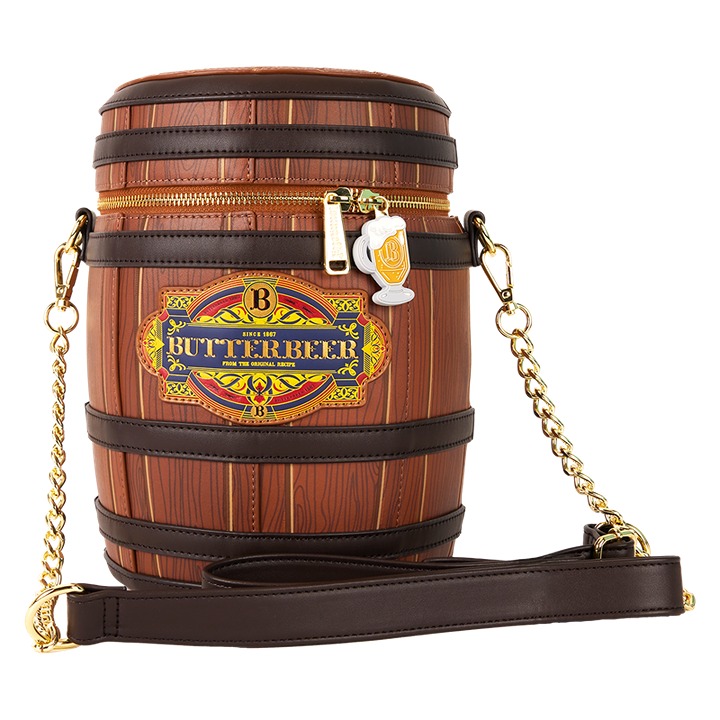 Harry Potter Butterbeer Barrel Scented Figural Crossbody Bag. ( FreeShip )