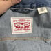 MLB YANKEES Levi's Collaboration Denim Jacket Men's Size L , Patches Added