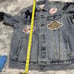 MLB YANKEES Levi's Collaboration Denim Jacket Men's Size L , Patches Added