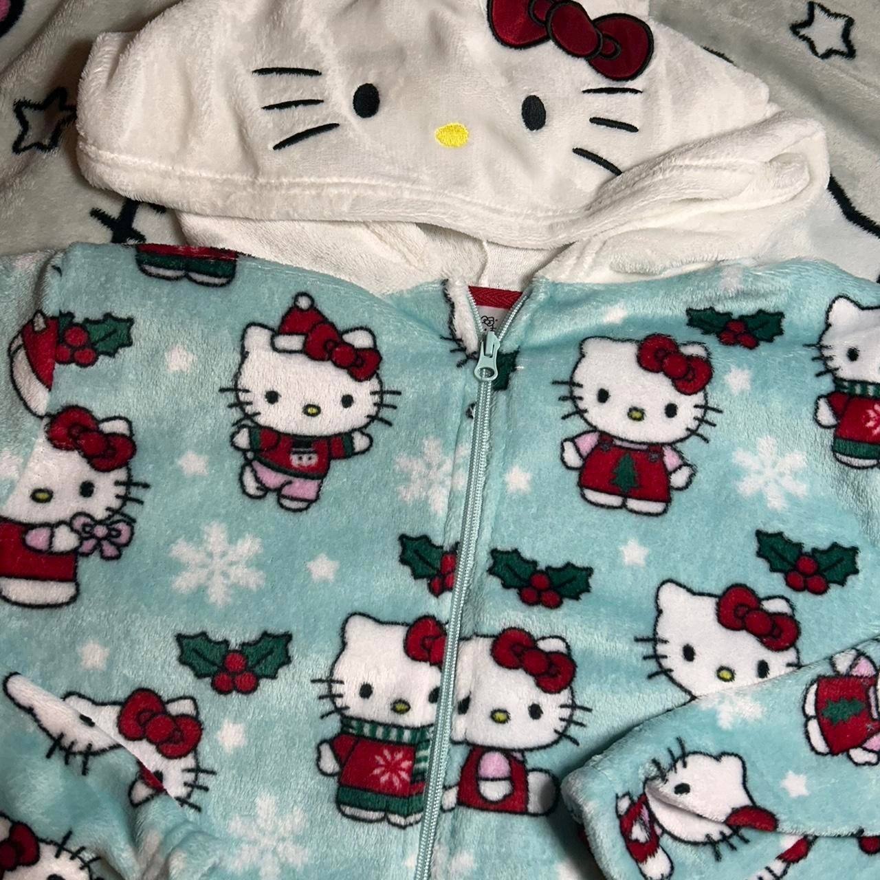 Christmas Viral Sanrio Hello Kitty Christmas Tree Snowflake onesie