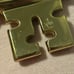 Virginia Metal Crafters Thomas Jefferson CipherBrass Keys Paperweight Signed.