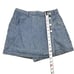 Vintage 90s Enchante Light Wash Button Down Wrap Front Denim Skort Jr 11 27x3