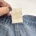 Vintage 90s Enchante Light Wash Button Down Wrap Front Denim Skort Jr 11 27x3