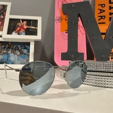 Silver Circle Raybans