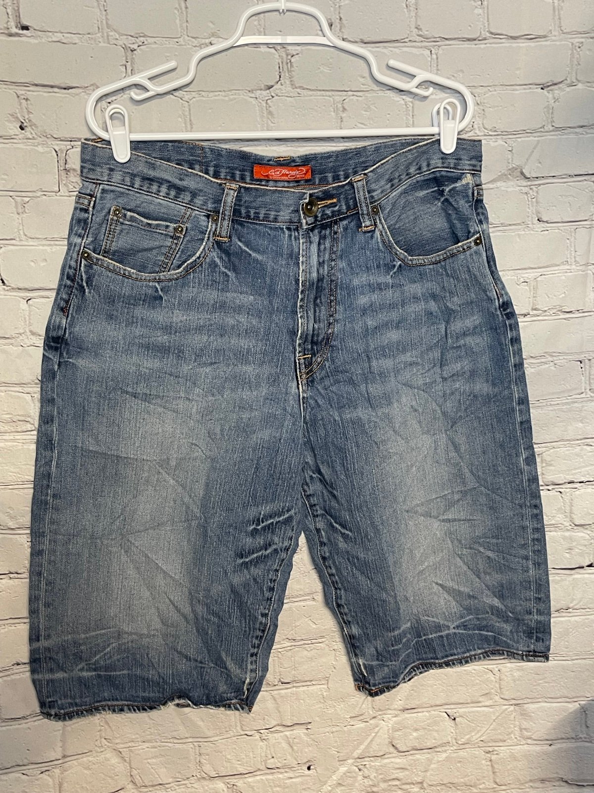 Ed Hardy by Christian Audigier Jean Shorts Size 34