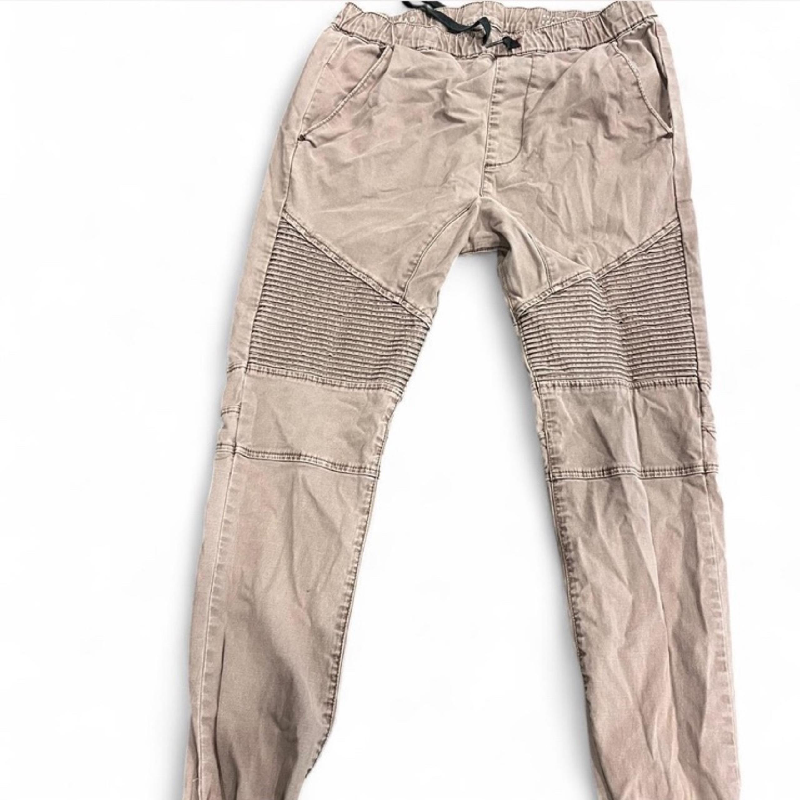 Bullhead denim co. Skinny brown jogger pants size small