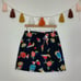 Vintage Bonjour Bonjour Cocktail Print Skort Size 6
