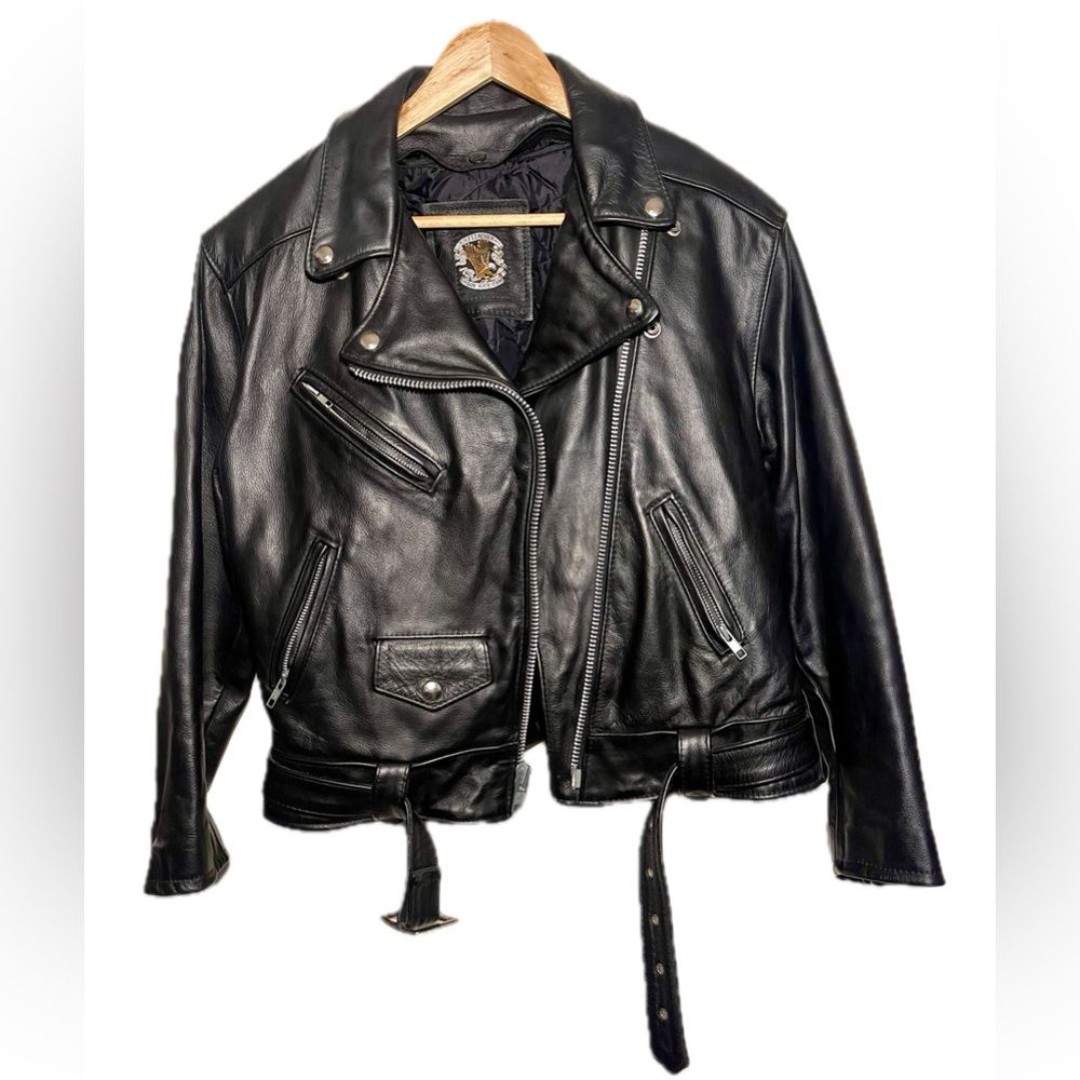 Brand Just Leather San Jose, Leather Motorcycle Jacket, Women's Size S/M