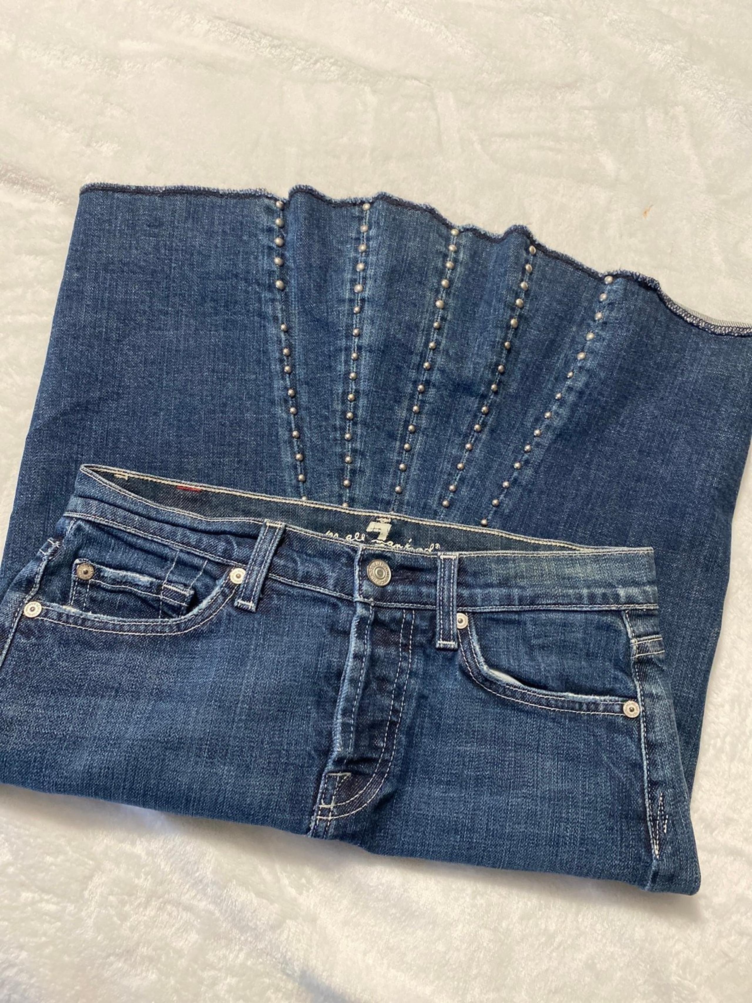 7 For All Mankind Denim Skirt