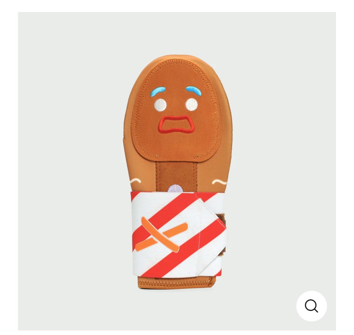 Aria gingerbread sliding mitt