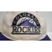 VINTAGE 90S LOGO 7 MLB LICENSED COLORADO ROCKIES EMBROIDERED SNAPBACK CAP HAT