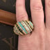 Vintage RARE Jomaz Cocktail Ring-STUNNING