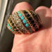 Vintage RARE Jomaz Cocktail Ring-STUNNING