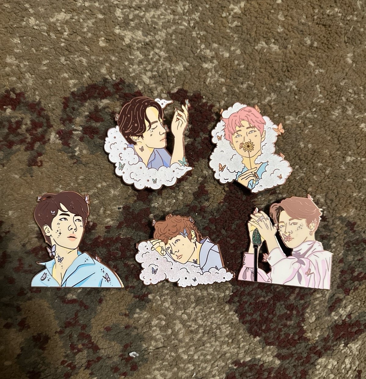 Bts Butterfly Pins