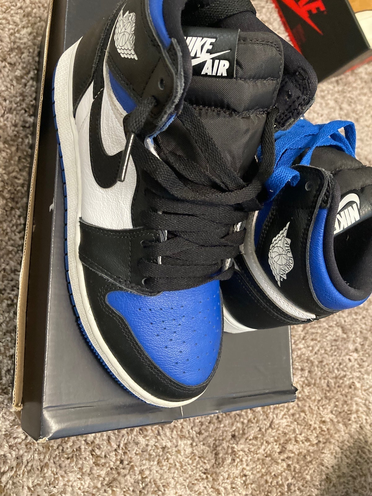 Royal Toe OG jordan 1’s