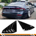NEW 2023-2024 Honda Accord JDM Glossy Black Rear Side Window Louver Cover Vent
