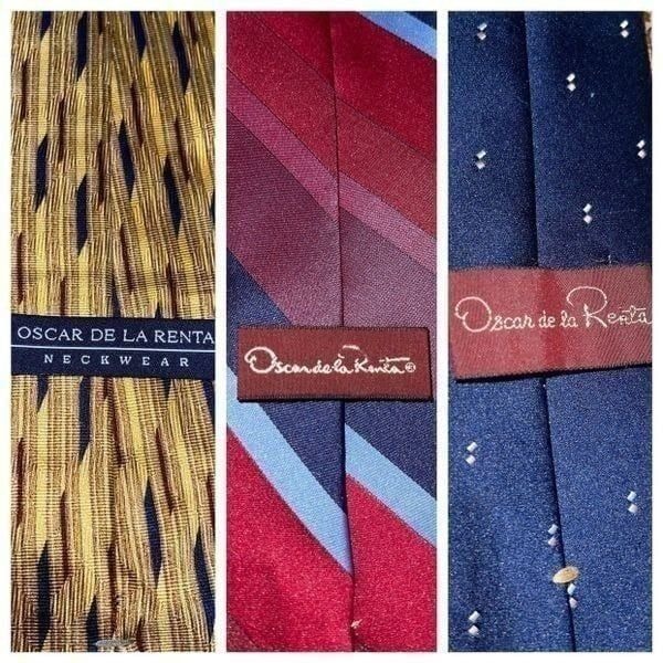 3 Oscar de la renta tie bundle