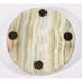 Large 8 Heavy Polished Onyx Marble Bowl Tricket Dish