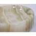 Large 8 Heavy Polished Onyx Marble Bowl Tricket Dish