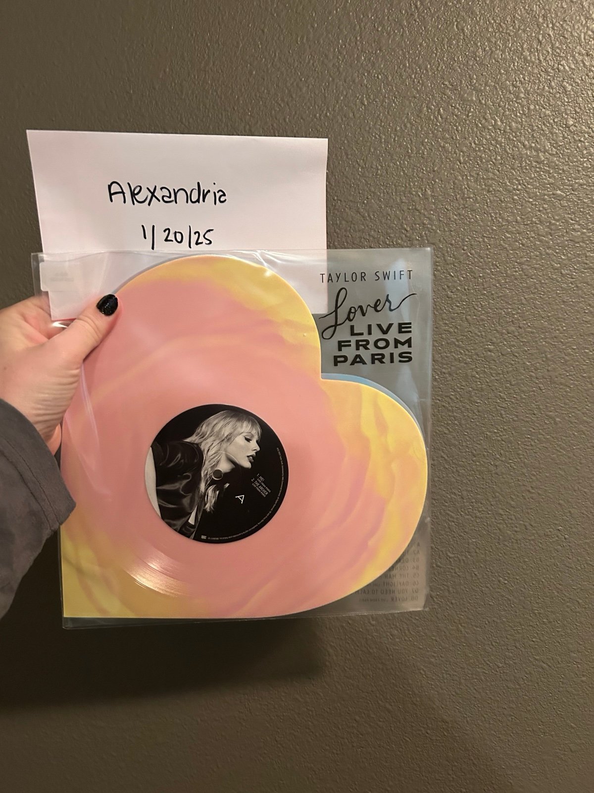 Taylor Swift Lover Live From Paris vinyl (2025)