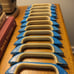 Blue 1950s Cabinet Pulls
