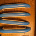 Blue 1950s Cabinet Pulls