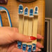 Blue 1950s Cabinet Pulls