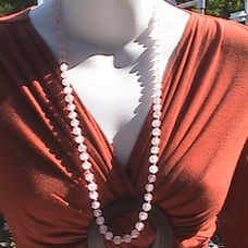 Pink Quartz Necklace