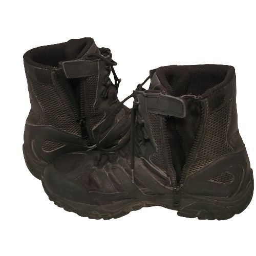Merrell Moab 2 Tactical Waterproof Boots Men Size 11 Black Zippered Vibram Soles