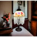 Victorian/ nouveau style boudoir lamp, Rose Butterfly Hand Painted shade.
