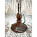Victorian/ nouveau style boudoir lamp, Rose Butterfly Hand Painted shade.