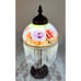 Victorian/ nouveau style boudoir lamp, Rose Butterfly Hand Painted shade.