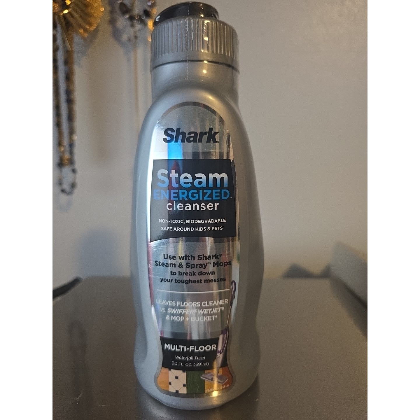 Shark Steam Spray Mop Energized Cleanser Multi Floor Waterfall Fresh 20 fl. oz.